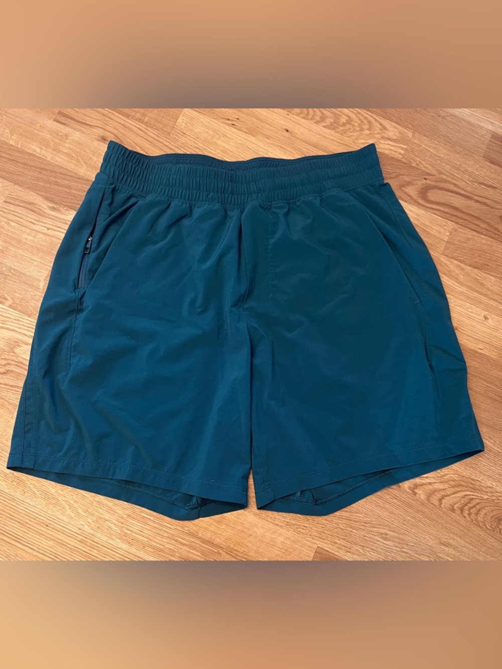 lululemon Men's Dark Teal Pace Breaker Linerless Short 7"